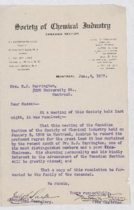 Letter, 4 January 1908