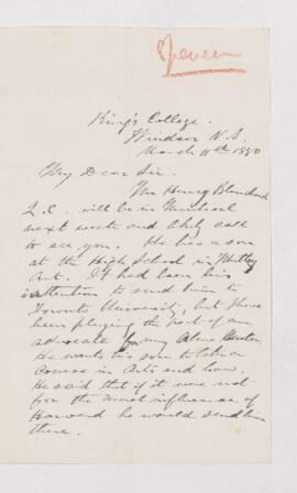 Letter, 11 March 1880