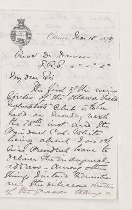 Letter, 18 November 1879