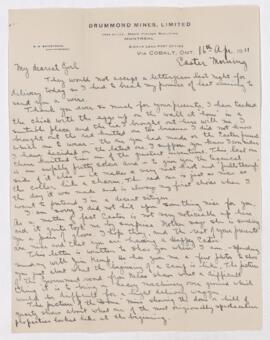 Letter, 16 April 1911