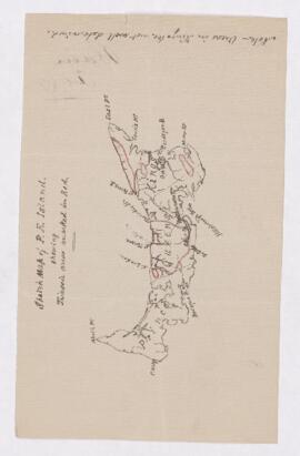 Sketch map of P.E.I., October 1889