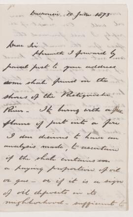 Letter, 10 June 1873