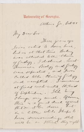 Letter, 25 October 1888