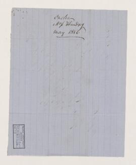 Order, 6 May 1856