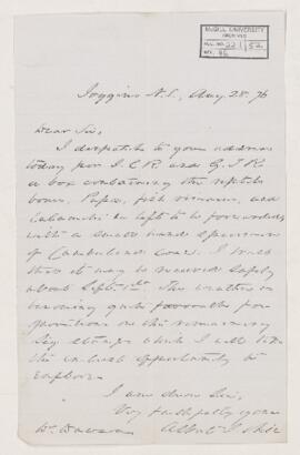 Letter, 28 August 1876