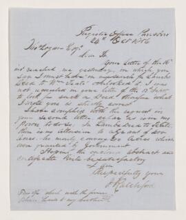 Letter, 24 October 1856