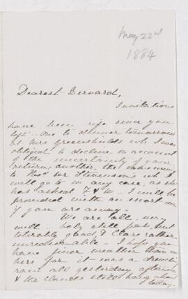 Letter, 22 May 1884