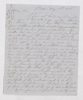 Letter, 26 May 1858