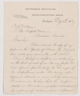 Letter, 4 May 1889