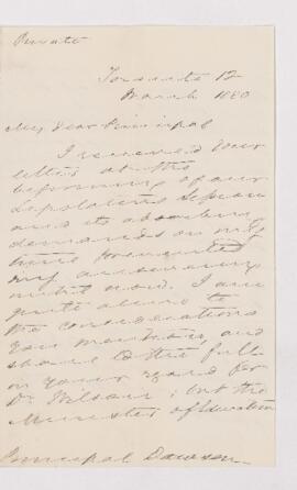 Letter, 12 March 1880