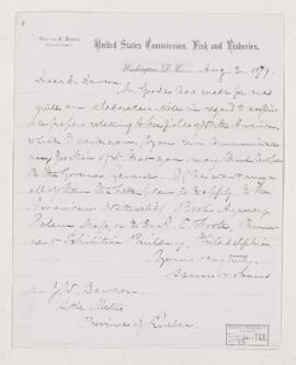 Letter, 2 August 1879