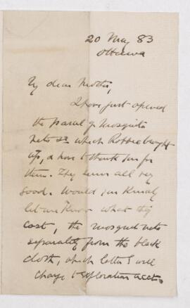 Letter, 20 May 1883