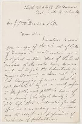 Letter, 14 February 1889