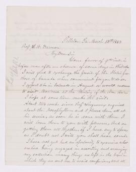 Letter, 13 March 1882