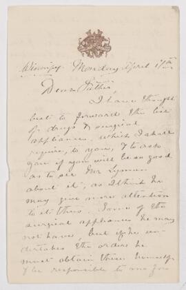 Letter, 17 April 1882