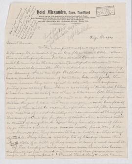 Letter, 3 August 1903