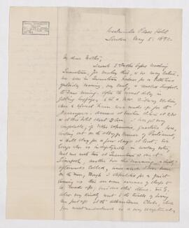 Letter, 5 May 1892