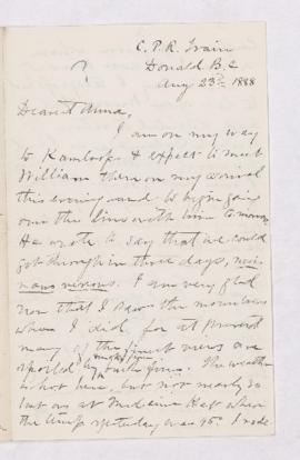 Letter, 23 August 1888