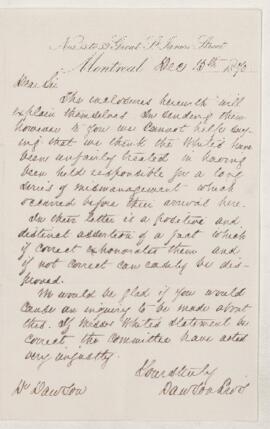 Letter, 15 December 1870