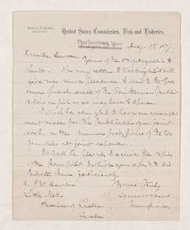 Letter, 16 August 1879