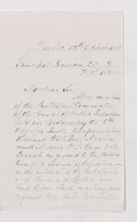 Letter, 12 October 1880