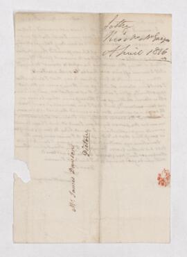 Letter, 10 April 1826