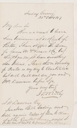 Letter, 23 October 1857