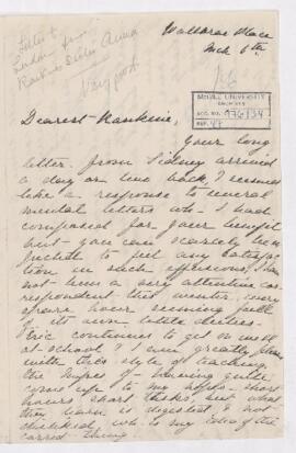 Letter, 6 March 1886