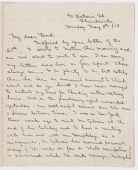 Letter, 5 May 1918