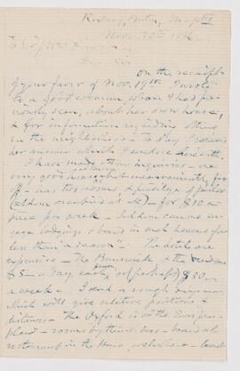 Letter, 30 November 1886