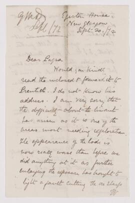 Letter, 20 September 1872