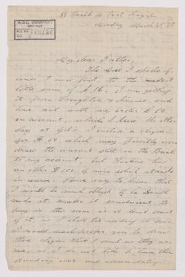 Letter, 25 March 1878