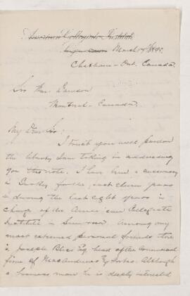 Letter, 17 March 1899