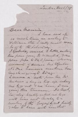 Letter, 6 December 1870