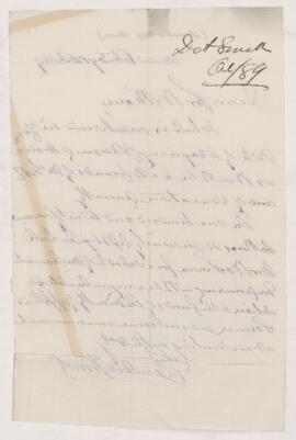 Letter, 12 October 1889