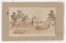 Early sketches and paintings, undated