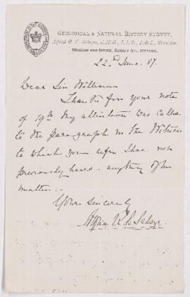 Letter, 22 June 1887