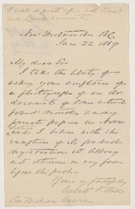 Letter, 22 January 1889