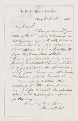 Letter, 14 October 1876