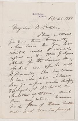 Letter, 21 September 1870