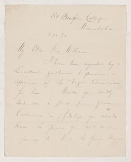 Letter, 8 December 1892