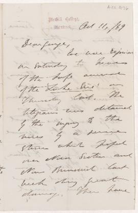 Letter, 11 October 1869