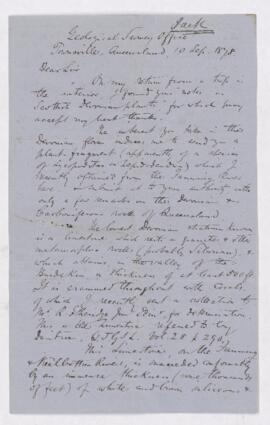 Letter, 10 September 1878