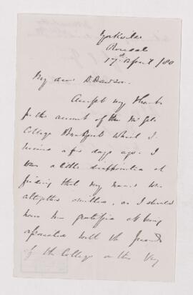 Letter, 17 April 1880