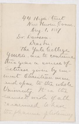 Letter, 1 August 1887