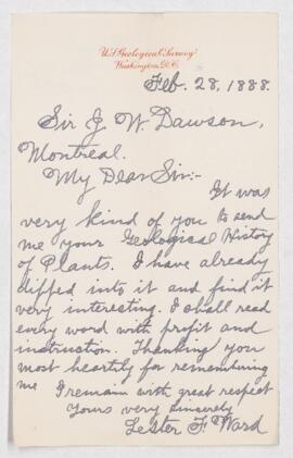 Letter, 28 February 1888