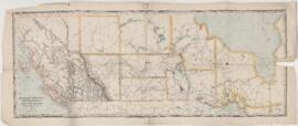 Map of Manitoba, Kewaydin, British Columbia and Northwest Territory