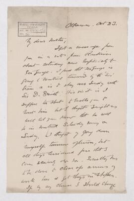 Letter, 23 October 1891