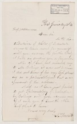 Letter, 27 May 1876