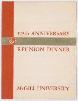 McGill reunion ephemera